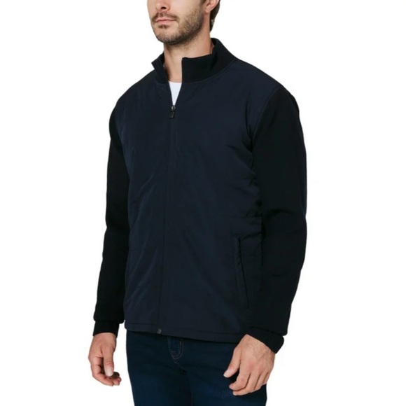 Infinity Men's Mixed Media Jacket - Picture 2 of 16